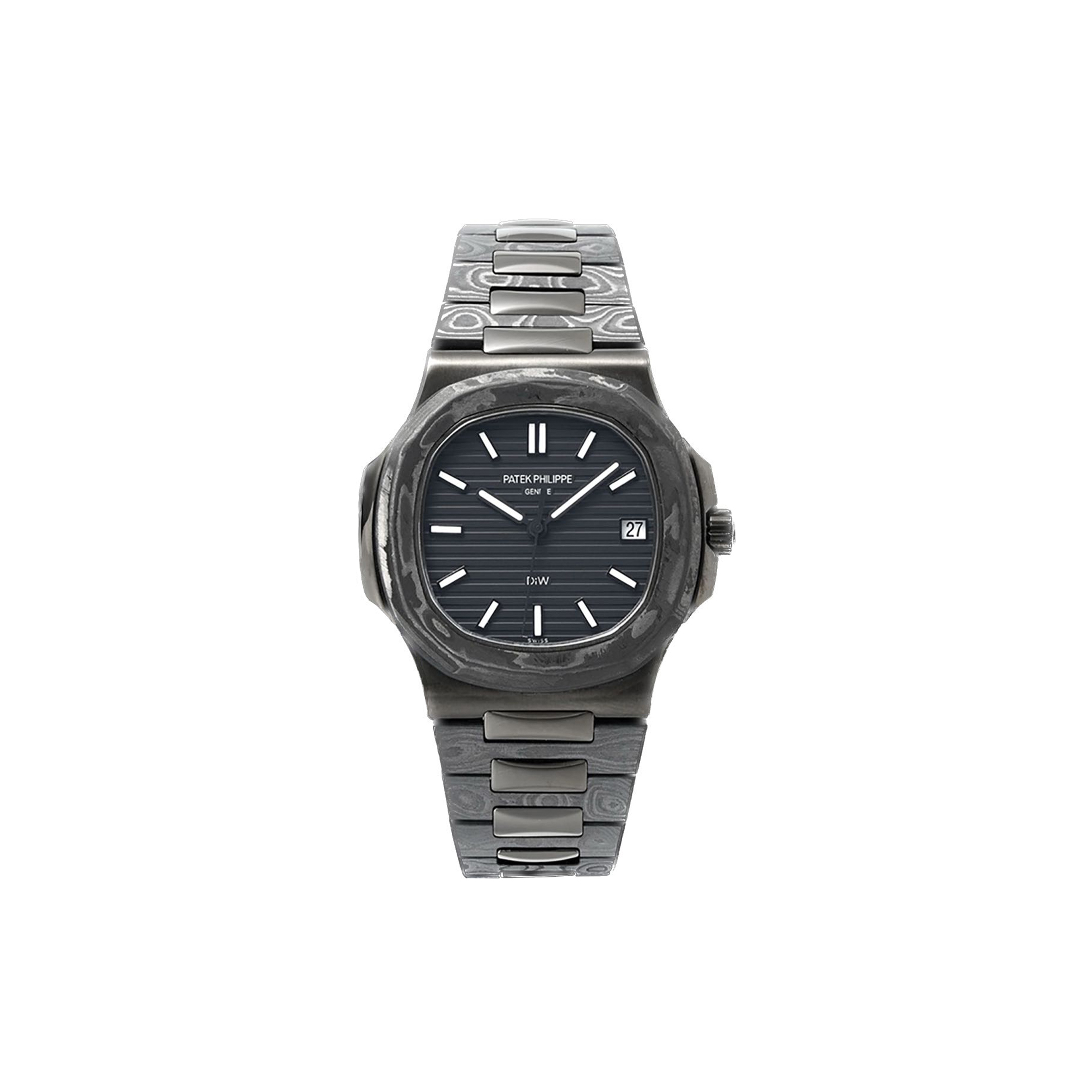 PATEK PHILIPPE DIW CARBON NAUTILUS“BLACK GRAIL” 40MM WATCH 5711/1A